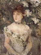 Berthe Morisot The woman dress for ball oil